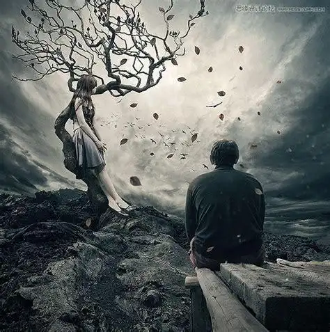 伤感情侣分开图片_伊卟图库