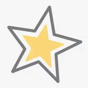 手绘动漫素材可爱卡通图标星星