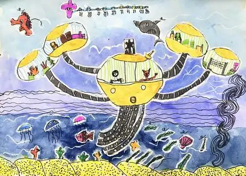 行驶中的章鱼堡