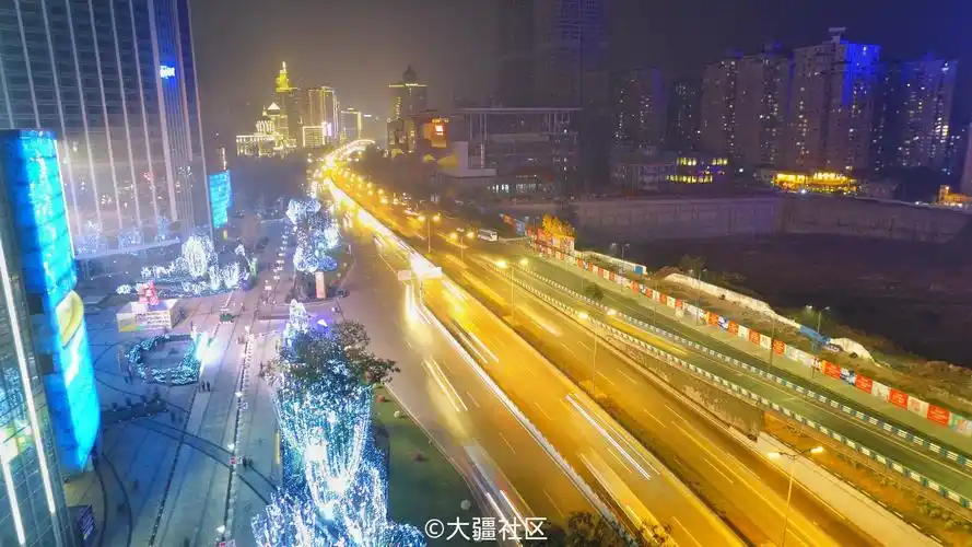 精灵3s重庆新牌坊立交夜拍