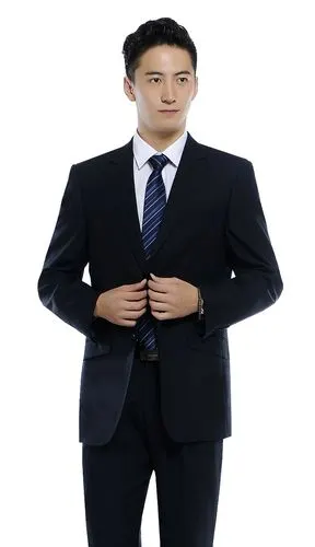 恒源祥彩羊男士商务西服套装秋季修身职业装西装工作服新郎礼服