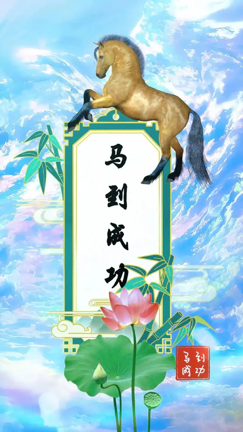 马到成功,所愿皆所得.#手机壁纸 #高清壁纸 #壁纸  - 抖音