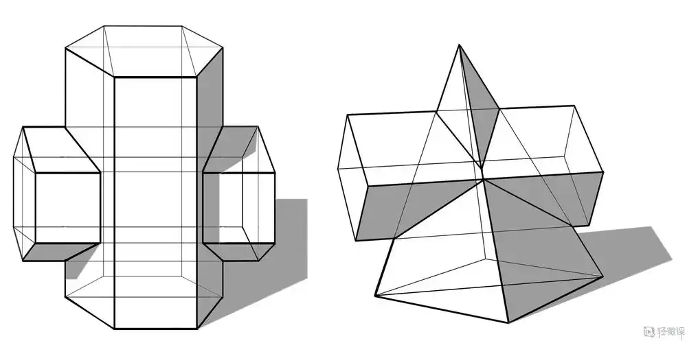 作业:ps能不能画素描之组合几何体素描画法训练 - rh-6-078 染冉