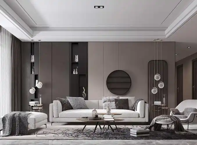 现代轻奢客厅