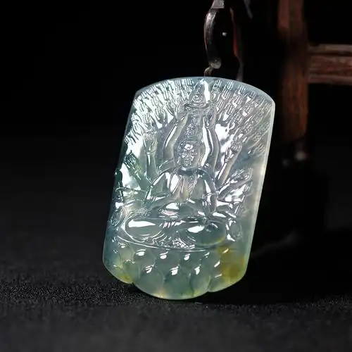 翡翠玉雕 千手观音