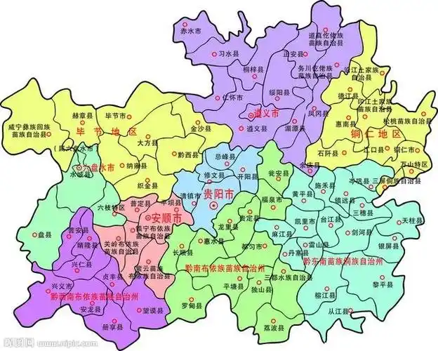 贵州地图(集锦)2021-03-10