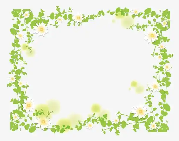 绿叶矢量装饰花边素材免抠素材免费下载_觅元素51yuansu.com