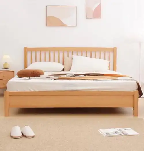 全新全实木榉木床18米双人床主卧大床