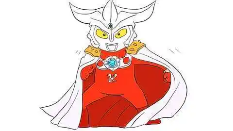 小林简笔画 雷欧奥特曼儿童卡通简笔画