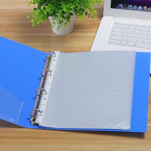 活页插页办公文具档案夹神器收纳整理塑料册夹资料保护文件夹