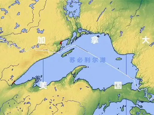 最大的淡水湖——苏必利尔湖