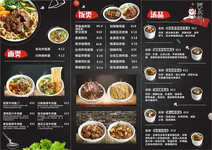 中西餐餐牌设计