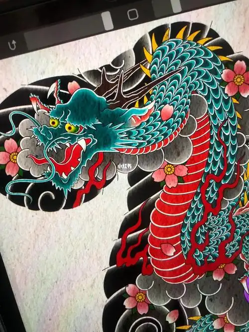 郑州纹身过肩龙