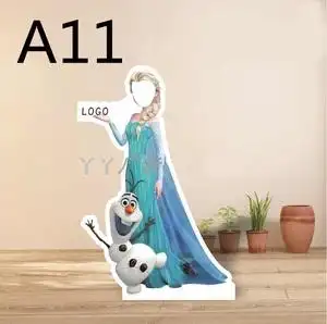 冰雪奇缘2造型kt板冰雪挖脸镂空拍照板爱莎白雪公主人形立牌道具