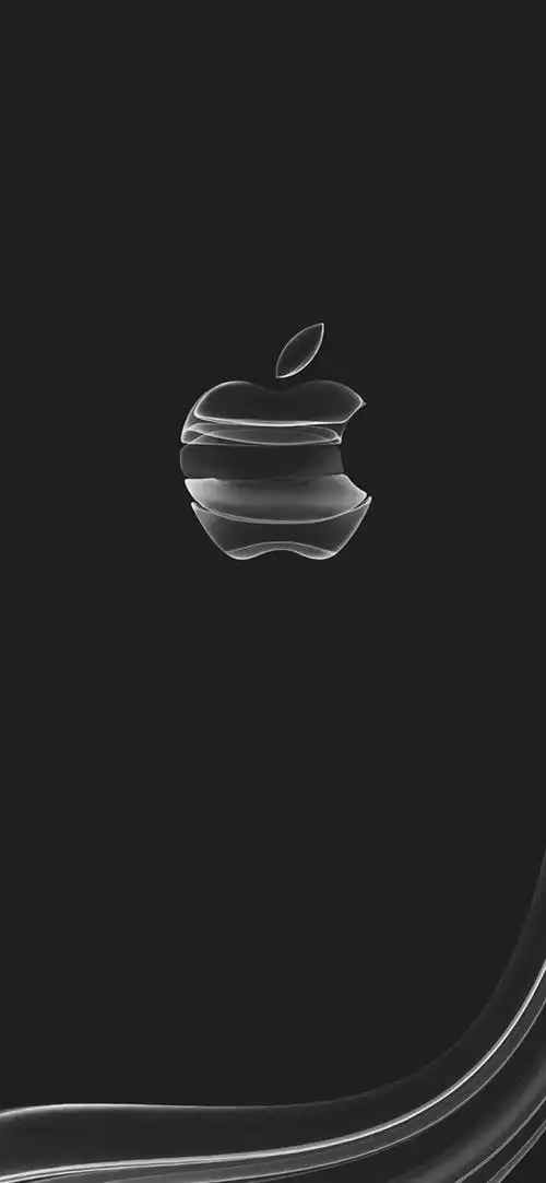 iphone11官方黑色简约壁纸