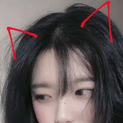 伤感半张脸女生头像