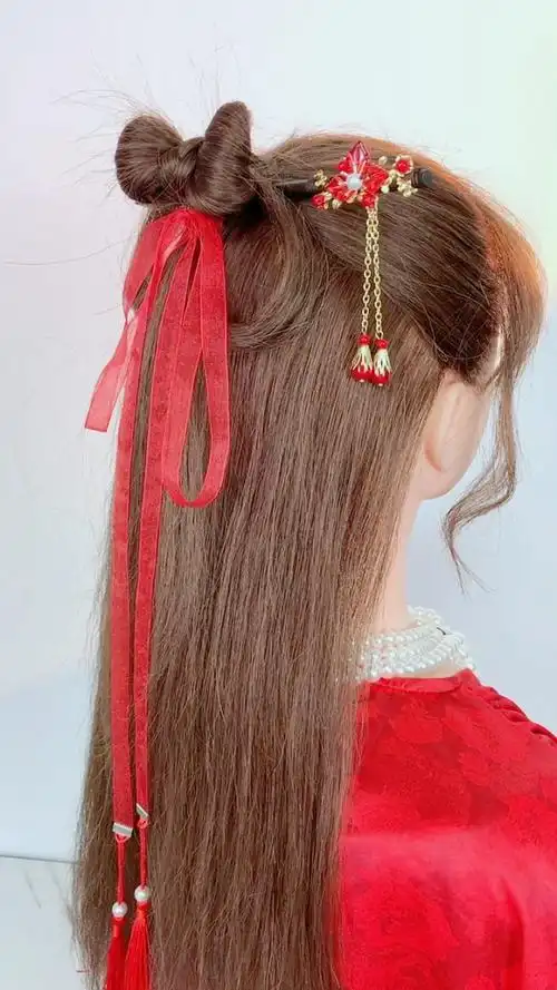 女儿的最爱古风汉服发型