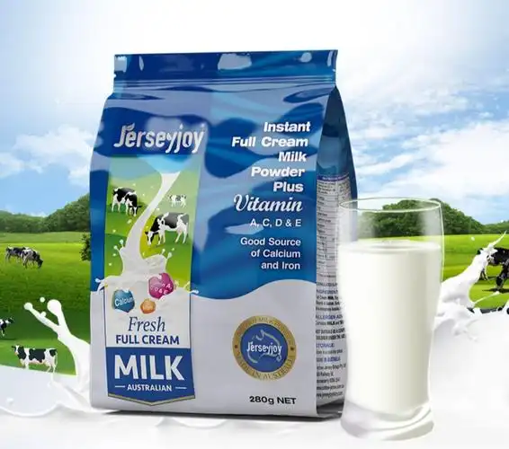 爱薇牛 澳洲进口爱薇牛学生青少年成人质全脂奶粉试尝装 全脂280g蓝色