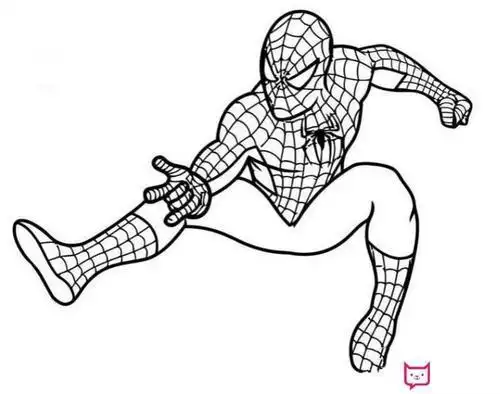 超级英雄动漫简笔画