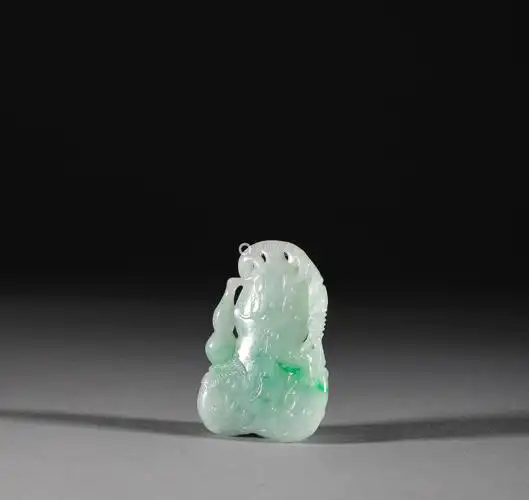 清代 翡翠葫芦牌