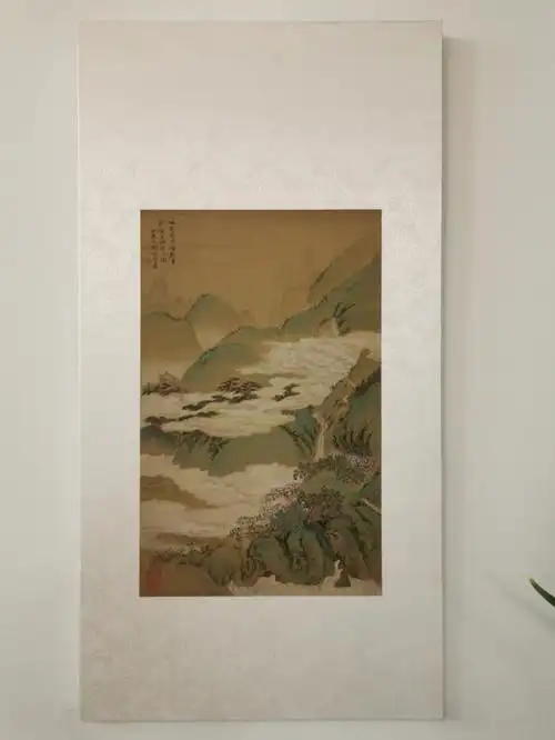 国画山水画如见青山