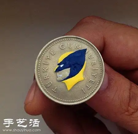 创意diy 硬币人物图案的另类演绎 - 手工制作 - 幼儿园图库 - 【幼教