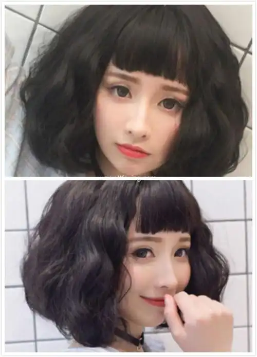 齐刘海短发卷发发型 清爽减龄的秘密武器 ttfaxing.com