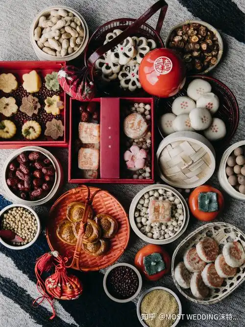 北京备婚婚房点缀好看又好吃的中式糕点摆盘