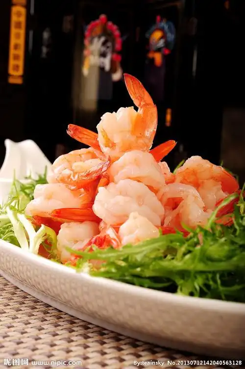 浇汁凤尾虾图片[摄影图,jpg]