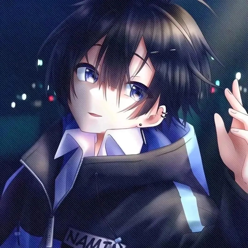 动漫男生头像|日子渺小重复