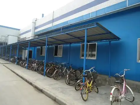 彩钢自行车棚