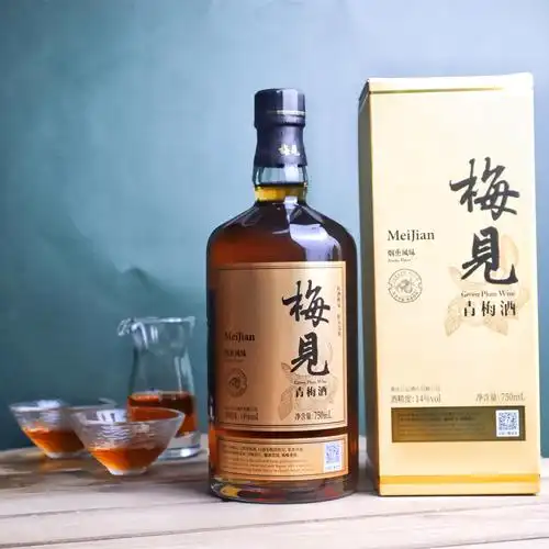 金梅见青梅酒梅酒梅见烟熏味梅子味果酒低度酒高颜值女士送礼礼盒-mc