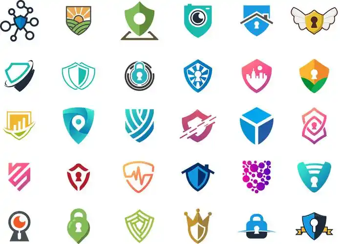 30款盾牌主题logo矢量素材