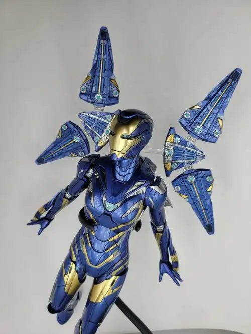 可动成品手办hottoys复仇者联盟4mk49救援装甲小辣椒简单开箱渣拍