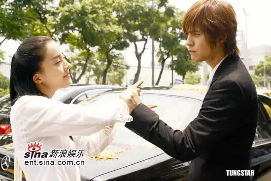 组图周渝民朴恩惠深情密码戏里手语传情