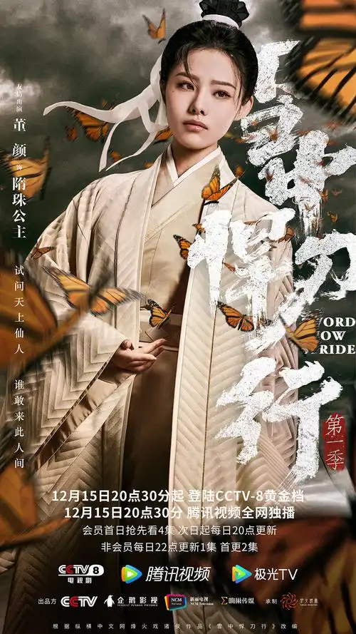 电视剧雪中悍刀行角色海报设计