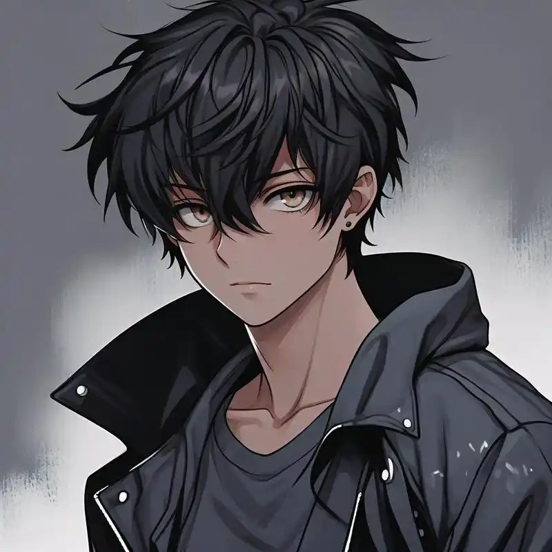 95动漫男生黑暗系头像,帅的有点上头95