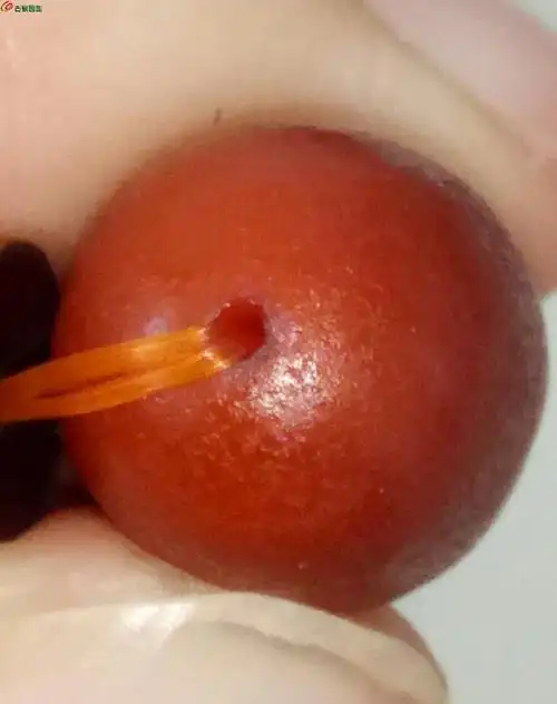 清民时期枣皮红老蜜蜡手串