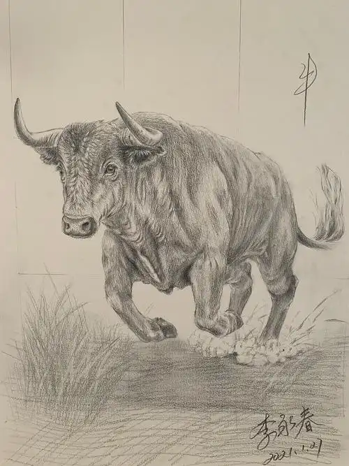 牛年画牛