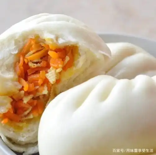 妈妈,我今天吃的是胡萝卜馅的包子
