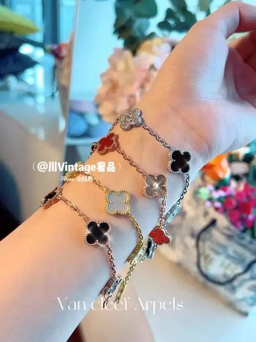 梵克雅宝vca经典五花手链肉眼可见的美
