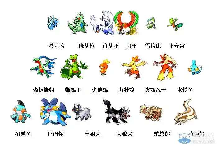 神奇宝贝进化顺序_神奇宝贝图鉴大全_牛游戏网