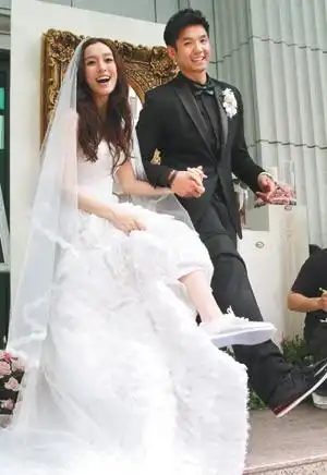 "黑白配"陈建州,范玮琪大婚 众星云集(组图)