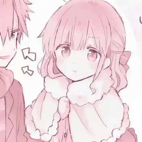 参考例图情侣头像一对,古风动漫可爱风.