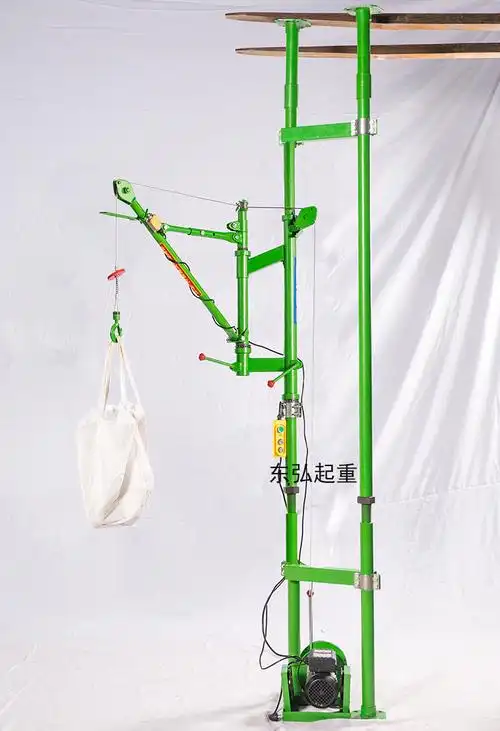 小型楼上室内吊料机_保定东弘起重机械制造有限公司