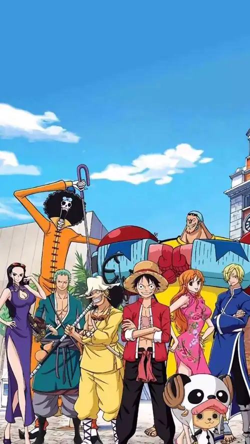 请给我几张高清的海贼王全体成员的图片,记住,高清的