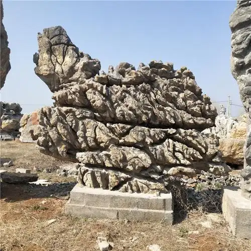 灵璧石批发园林景观石镇宅石风水石刻字石龟纹石假山制作鱼池假山批发