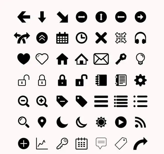 常用网页图标素材