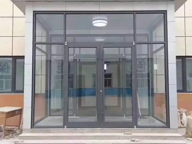 工厂定制安装玻璃地弹簧门有框玻璃门全国发货肯德基门