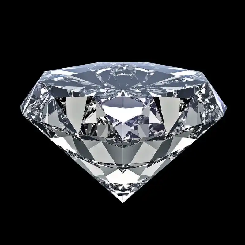 闪闪发亮的钻石,闪闪发亮的钻石石头-孤立在黑色背景上